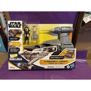 Star Wars The Mandalorian's N-1 Starfighter and Figure Set Ships Free & Fast!